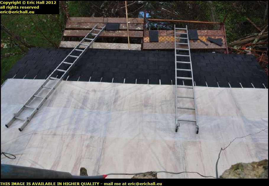 aspire recycled plastic roofing slates lean to les guis virlet puy de dome france