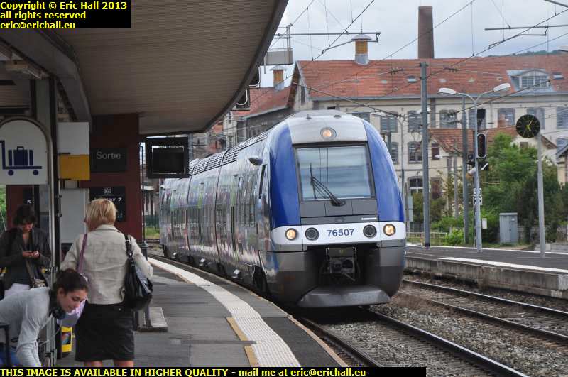 diesel multiple unit sncf french railways riom puy de dome france