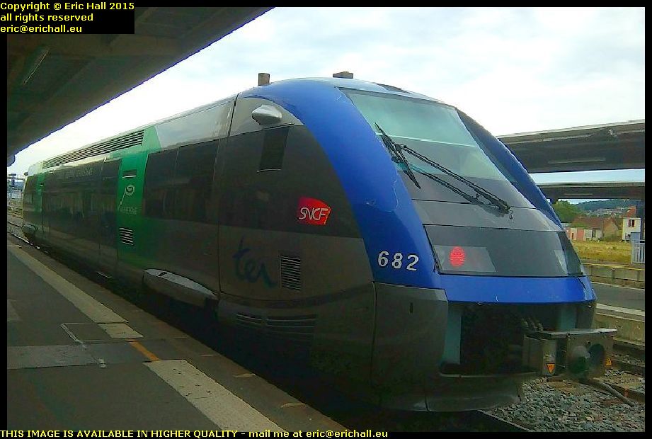 SNCF single unit diesel passenger train france