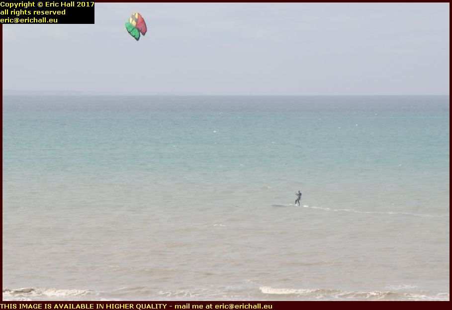 kite surfing jullouville manche normandy france