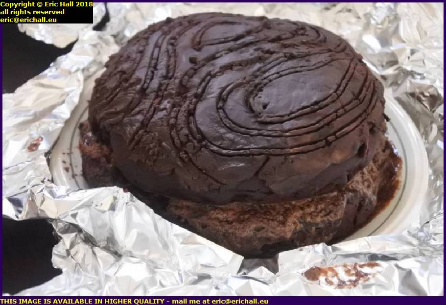vegan chocolate cake granville manche normandy france