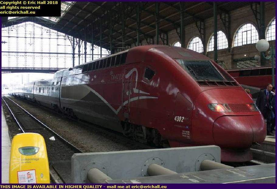 TGV gare du nord paris france