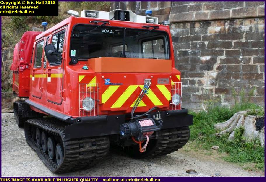 technamm tracked fire engine granville manche normandy france