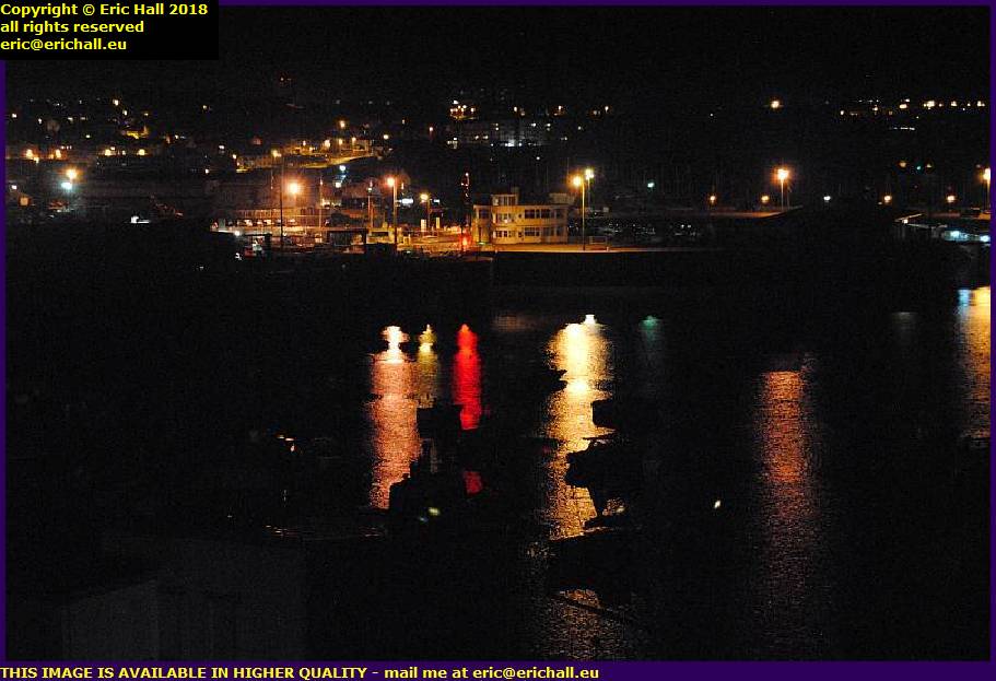 night port de granville harbour manche normandy france