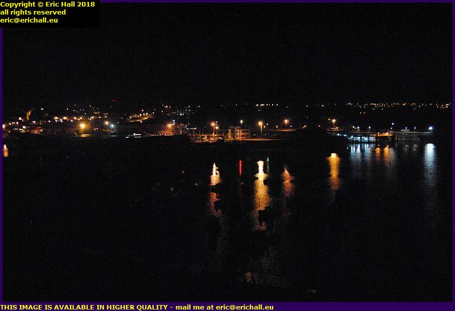 night port de granville harbour manche normandy france