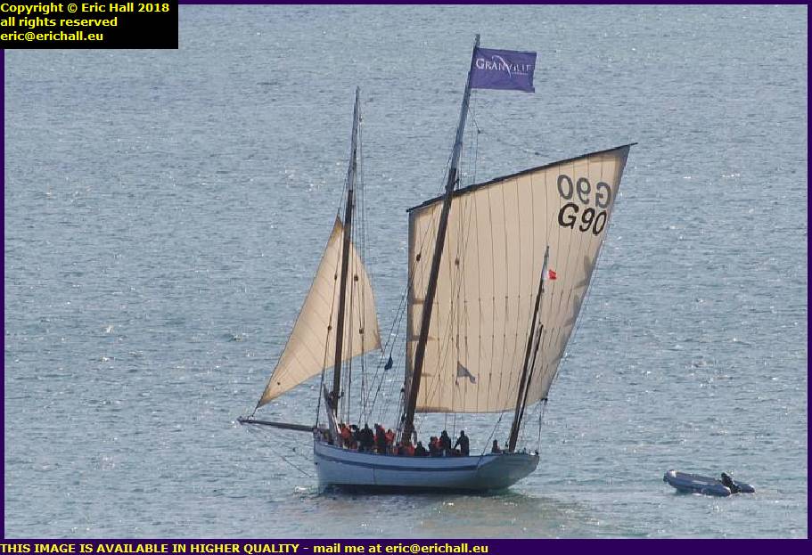 la gravillaise sailing boat granville manche normandy france