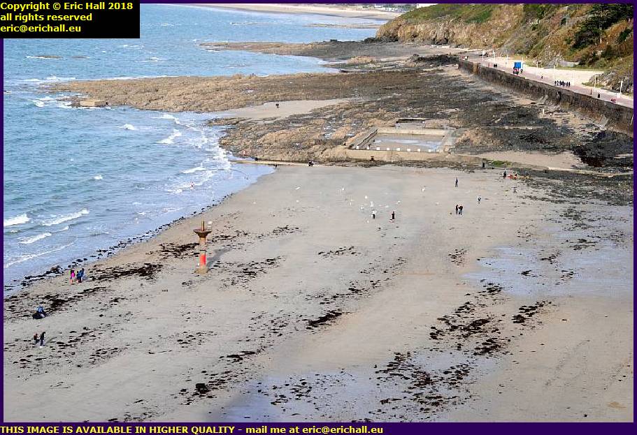 beach plat gousset granville manche normandy france