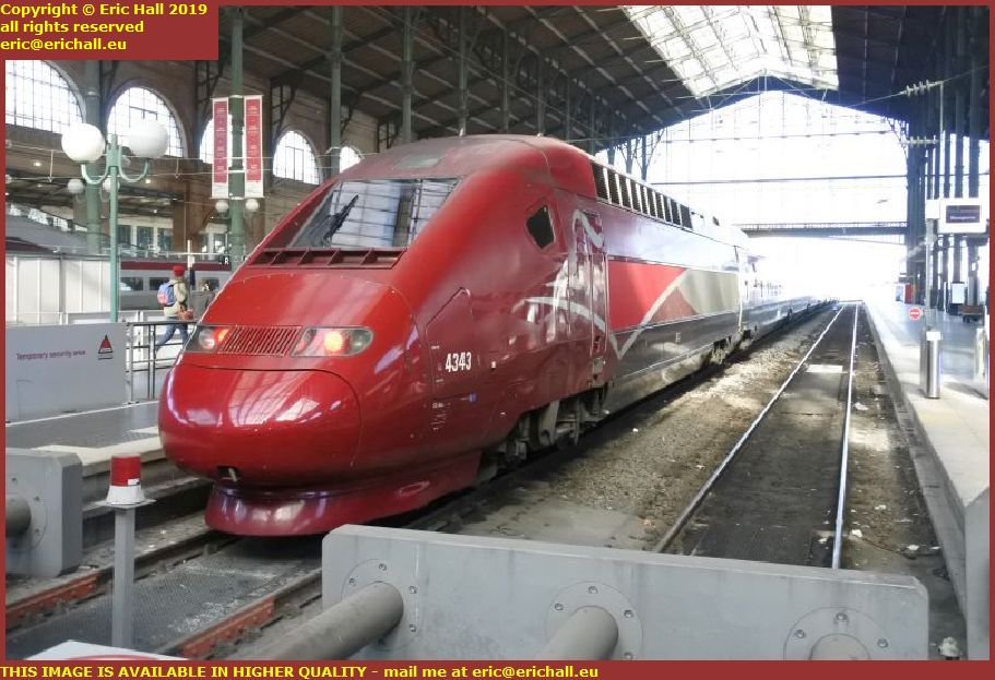4343 Thalys TGV PBKA gare du nord paris france