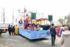 floats char place godal granville carnaval 2019 manche normandy france