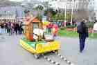floats char place godal granville carnaval 2019 manche normandy france