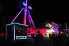 night fairground parking herel granville carnaval 2019 manche normandy france