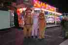 night fairground parking herel granville carnaval 2019 manche normandy france