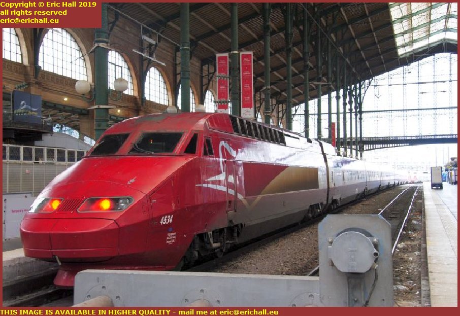 4534 Thalys TGV Réseau 38000 tri-volt gare du nord paris france