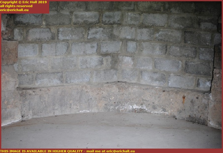 interior bunker pointe du roc granville manche normandy france
