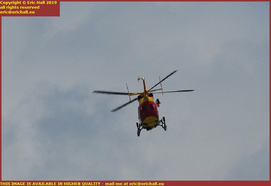 helicopter pointe du roc granville manche normandy france