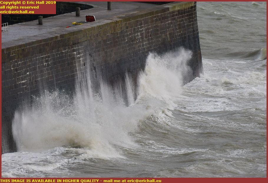 storm high winds tempete amelie port de granville harbour manche normandy france