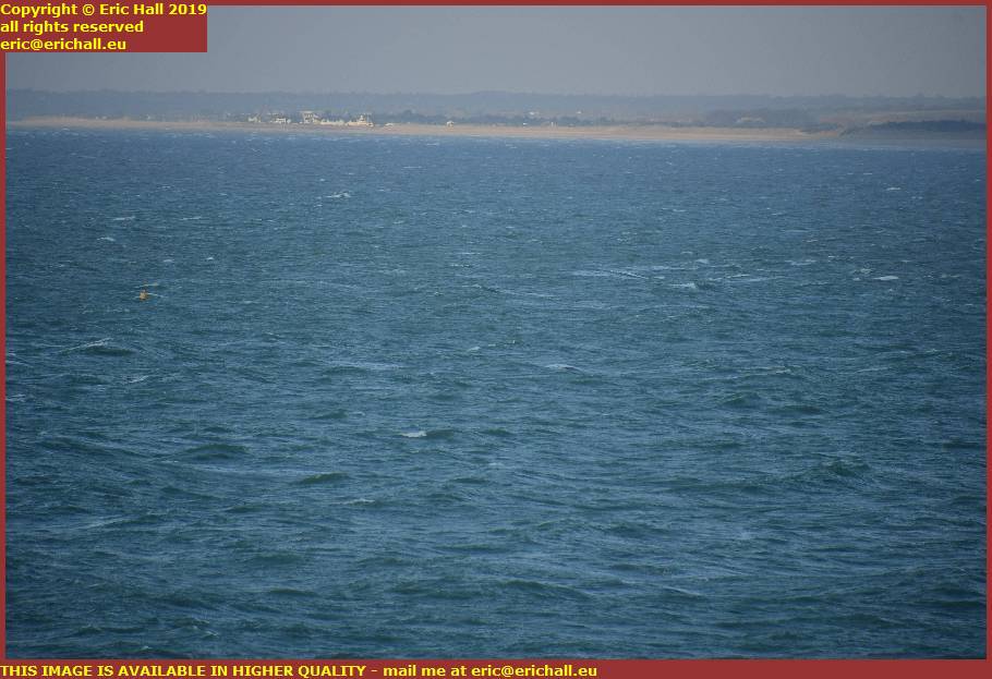 rough seas bricqueville sur mer granville manche normandy france