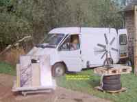 solar panels and wind turbines