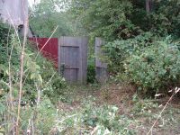 Les Guis Virlet Pionsat France Renewable Energy way cleared down to orchard gates