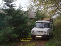 Les Guis Virlet Pionsat France LDV Perkins Prima arrives at the farm