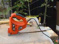 Les Guis Virlet Pionsat France Renewable Energy Black and Decker Scorpion electric alligator sabre saw