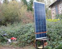 Les Guis Virlet Pionsat France Renewable Energy free standing freestanding solar panel