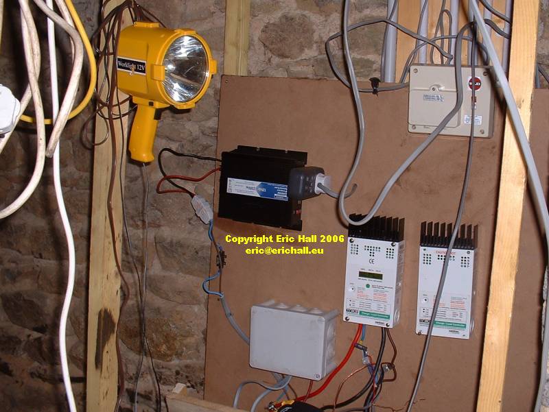 Les Guis Virlet Pionsat France Renewable Energy control panel completed for the time being.