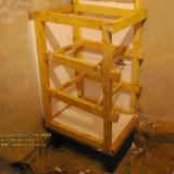 3 storey battery box in barn insulated les guis virlet pionsat puy de dome auvergne france aout august 2008 copyright free photo royalty free photo