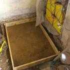 base for battery box les guis virlet puy de dome france stand alone renewable energy farm solar panels wind turbines copyright free photo royalty free photo