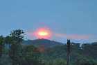 sunset through the clouds virlet combrailles puy de dome auvergne france aout august 2010 copyright free photo royalty free photo