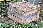 home made compost bin les guis virlet puy de dome france